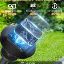 ALEPOD Solar Pathway Lights Outdoor - 8 Pack Solar Powered Garden Lights Waterproof, Decor Landscape Lighting with Three Lighting Modes for Yard, Lawn, Walkway, Driveway, Warm White