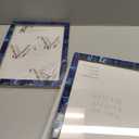 Handicrafts Home 8x10 Picture Frame Set of 2 Handmade Blue Inlay Photo Frame, Classic Collection, Decorative Boho Frame for Wall & Tabletop, Modern Farmhouse & Coastal Home & Living Room Decor