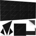 21 Pack Acoustic Panels, Self Adhesive Soundproof Wall Panels Acoustic Foam Panels for Walls High Density 12x12x0.4 Sound Absorbing Panels Noise Dampening Foam Panel for Room Door Office Black