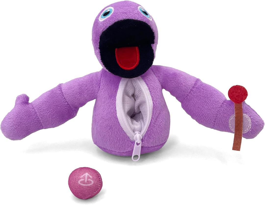 Adenzai Yeeps Plush - 8" Plush Toys, Stuffed Animals, Dolls in Purple Perfect for Kids and Adults, Ideal for Birthdays, Christmas Cute Halloween Plush Toy (Style # 3)