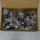 Ravinte 10 Pack Drawer Pulls 1-1/4 Inch Kitchen Cabinet Knobs Solid Round Dresser Drawer Knobs Matte Black Dresser Knobs Drawer Knobs Simple Cabinet Hardware for Cupboard Drawer Pulls