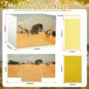 AmazingSpark 2 Set Grassland Diorama Box and Fake Grass Decor, Africa Safari Animal Diorama Project Supplies Set, Cardboard Display Case Kit & Artificial Grass with Double Sided Tapes for DIY Crafts