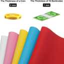 MECCANIXITY EVA Foam Sheets White 19.7 Inch x 17.7 Inch 0.8mm Thick Crafts Foam Sheets for Costumes, Arts and Crafts Projects Pack of 5