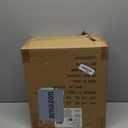 Amazon Basics Automatic Pet Water Dispenser and Gravity Food Feeder Set for Cat and Dog, Easy to Clean, 6-Pound Food Capacity, 1-Gallon, Small, Gray, Pack of 2