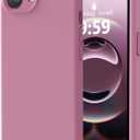 LOVE 3000 Designed for iPhone 16e Case, Premium Silicone with [Soft Anti-Scratch Microfiber Lining] Shockproof Protective Phone Case for Men Women Girls 6.1", Lavender Purple