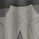 NEW YOUNG Thick Fleece Lined Leggings Women-High Waisted Winter Thermal Warm Yoga Pants Tummy Control (Large, 5-ivory)