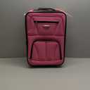 Rockland Fashion Softside Upright Luggage Set, Expandable, Pink, 2-Piece (14/19)