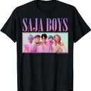 Kpop Demon Hunters Saja Boys Group Shot T-Shirt, M