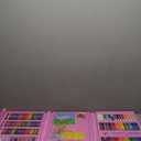 homicozy Art Supplies for Kids, Drawing Kits Unicorn Art Case Coloring Set with Double Sided Trifold Easel, Crayon, Colored Pencil, Marker, Coloring Book, Stencil, Sticker, Drawing Stuffs Gifts for Girls 4-12