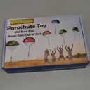 Parachute Toys for Kids, 6 Pack Tangle Free Outdoor Toys, Parachute Men for Kid, Small Toys for Kids Easterday, Halloween, Christmas, Birthday Gift, Unique Holiday Toy List 2026 Top Picks (Blue, Orange, Red, Green, Yellow, Army)