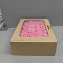 MACTING Pink Artificial Flower Roses 60PCS Real Touch Fake Flowers with Stem Foam Roses for DIY Wedding Bouquet Table Centerpieces Party Bridal Shower Birthday Home Spring Valentines Day Decorations