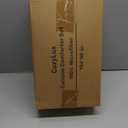 CozyLux California King Comforter Set - 3 Pieces Grey Soft Luxury Cationic Dyeing Cal King Comforter Bedding for All Season, Gray Breathable Lightweight Bed Sets with 1 Comforter and 2 Pillow Shams