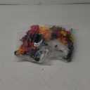 FSSODWT Halloween Wreath, Flower Moon Cat, Yellow 2, 8.25 Inches, Dried Flowers & Plants, Door & Wall Mount