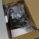 Tea Kettle with Thermometer Pot Black Stovetop Tea Kettle 40oz Gooseneck Kettle Teapot Pour Over Coffee Kettle with Thermometer,1200ml,5 Cup,Black,1Pack (1.3 Quarts)