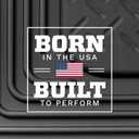 Husky Liners X-act Contour Floor Mats | Fits 2019-2025 Toyota RAV4, 2021-2024 Toyota Venza | Front Row, 2-pc Black - 52811