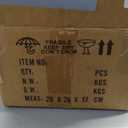 Modern Semi Flush Mount Ceiling Light, 2 Pack Metal Ceiling Light Fixture White and Gold Industrial Flush Mount, 9 inch Single Lamp Base for Entryway Kitchen Laundry Room