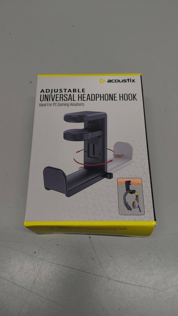 Acoustix Adjustable Universal Headphone Hook