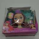 Disney Princess Ariel Styling Head, Red Hair, 10 Piece Pretend Play Set, The Little Mermaid, Officially Licensed Kids Toys for Ages 3 Up by Just Play