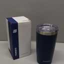 SUNWILL Travel Coffee Tumbler 20 oz, Insulated Mug with Lid, Stainless Steel Cup for Outdoor, Powder Coated Navy