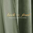 NICETOWN Super Soft Velvet Curtains 63 inches, Sound Reducing Cold Heat Insulated Heavy Matt Room Darkening Drape Panels for Living Room (Sage Green, 2 Panels)