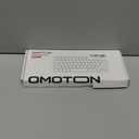OMOTON Upgraded Rechargeable Bluetooth Keyboard for iPad, with Adjustable Stand Holder and 2 Key Stickers, Compact Portable Wireless Keyboard for iPad 11th A16, 10th, Pro, Air, Mini, White 