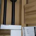 Mount-It! TV Ceiling Mount Bracket, Adjustable Height Full Motion 360 Deg Rotation Tilting Swiveling for Flat Panel LCD LED OLED Plasma TVs, Fits up to 75 Inch 110 Pound Capacity, Black (MI-509B)