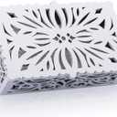 Saillong Door Bell Cover, Doorbell Cover Box Only for Wall Inside, Decorative Door Bell Chime Box, Fits Most of Doorbell Chime, Easy to Install(White)