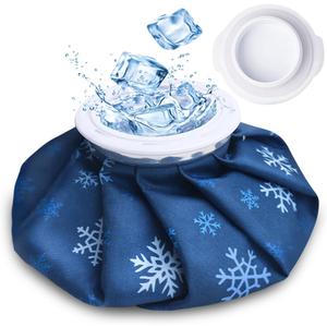 2 x NEWGO Ice Pack for Injury Reusable, Small Ice Bag Refillable Ice Pack for Hot Cold Therapy and Pain Relief, Hot Water Bag, No-Leak Medical Ice Bag (11 Inch)