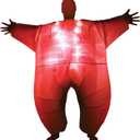 Red Light-Up Inflatable Megamorph Blow up Costume - One Size fits Most