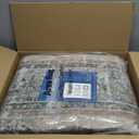 8x10 Rug for Living Room Washable, Soft Vintage Large Area Rugs for Bedroom Retro Indoor Floor Carpet, Farmhouse Low Pile Non-Slip Rugs for Dining Room, Sage Green Multi