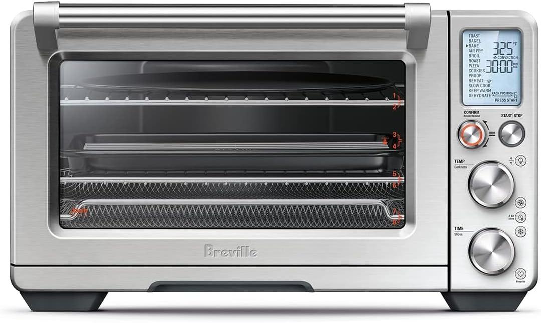 Breville BOV950BSS Joule Smart Oven Air Fryer Pro Countertop Oven, Brushed Stainless Steel (One Size)