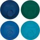 Tervis Travel Lid Made in USA Double Walled Insulated Tumbler Travel Cup Keeps Drinks Cold & Hot, Fits 16oz Tumblers - 4pk, Assorted Navy Green Blue Turquoise