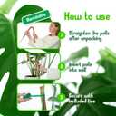 2 x 2 Pack 28" Sturdy Easy to Use Moss Pole Monstera Plant Support Stakes - Plant Stakes for Indoor Plants, Moss Poles for Climbing Plants, Tutores para Plantas Trepadoras Monstera Support Sticks