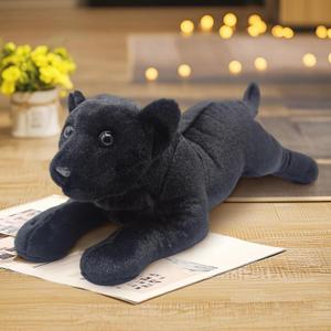 Black Panther Stuffed Animal 24" Jaguar Stuffed Animal Cute Black Panther Plush Realistic Jungle Stuffed Panther Toy Pillow Soft Plush Toy Birthday Valentine's Day Gift for Kids Girls Boys