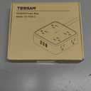 TESSAN Surge Protector Power Strip 15 Ft Cord, 8 Widely Spaced Outlets, 3 USB Charger(1 USB C Port), Ultra Thin Flat Plug Extension Cord 15 Feet, 900J Surge Protection for Home, Dorm Room Essentials