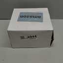 100PCS Transparent Blue Gold Plastic Plates, 10 Inch Heavy Duty Disposable Dinner Plates with Gold Rim, Round Party Plates for Wedding, Party, Camping, Picnic, Birthday