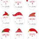 Christmas Gift Tags Stickers, 96Pcs Christmas Gift Labels Stickers, Self-Adhesive Christmas Name Tags for Xmas Gifts Wrap Presents Boxes Decoration, 2 x 3 Inch (Santa Claus)
