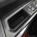 EDBETOS Atlas Door Side Storage Box Handle Container Compatible with 2018-2023 VW Atlas/Atlas Cross Sport Accessories, ABS Inner Door Handle Organizer Phone Pocket Insert Tray Glove Pallet, 4PCS Set