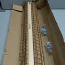 UNISHADES Bamboo Roman Shades w/Valance, 28.5" W × 64" H, Highfield Teak