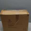 Famiware Nebula Ridge Stoneware Dinnerware Sets, Plates and Bowls Sets, Dishes Set, Microwave and Dishwasher Safe Kitchen Plates, Light Gray