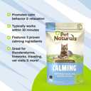 Pet Naturals Calming Chews for Cats, 30 Chews - Behavioral Support and Anxiety Relief for Travel, Boarding, Vet Visits and High Stress Situations