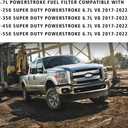 FL2124S Oil filter FD4625 Fuel Filter FA1927 Air Filter Fits for 2017-2019 Ford F250 F350 F450 F550 Super Duty 6.7L V8 Replaces FD-4624, FL2051S,BC3Z-6731-B,FA-1927, HC3Z-9601-A