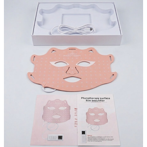 SDKWDH LED Light Therapy Mask, Red Light Therapy for Face  Red Light for AntiAging & Wrinkles, Blue for Acne, IR for Deep Repair, AtHome Device, FDA Cleared, Portable & Rechargeable, Pink