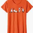 Cute Ghost Cat Funny Halloween Outfit Costumes Men Ghost T-Shirt M