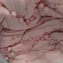 PERFEMET 5 Pcs Pink Pom Pom Comforter Boho Chic Aesthetic Ball Pom Comforter Set Full Size Ultra Soft Lightweight Bedding Set with Sheet for Girls Kids(Pink, Full)