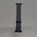 Anlinser Magnetic Bands Compatible with Apple Watch Band 49/46/45 44/42/41/40/38mm, Women Men Double Side Reversible Strap for iWatch Ultra 3-1 Series 11/10/9/8/7-1 SE(49/46/45/44/42,Black/Gray)