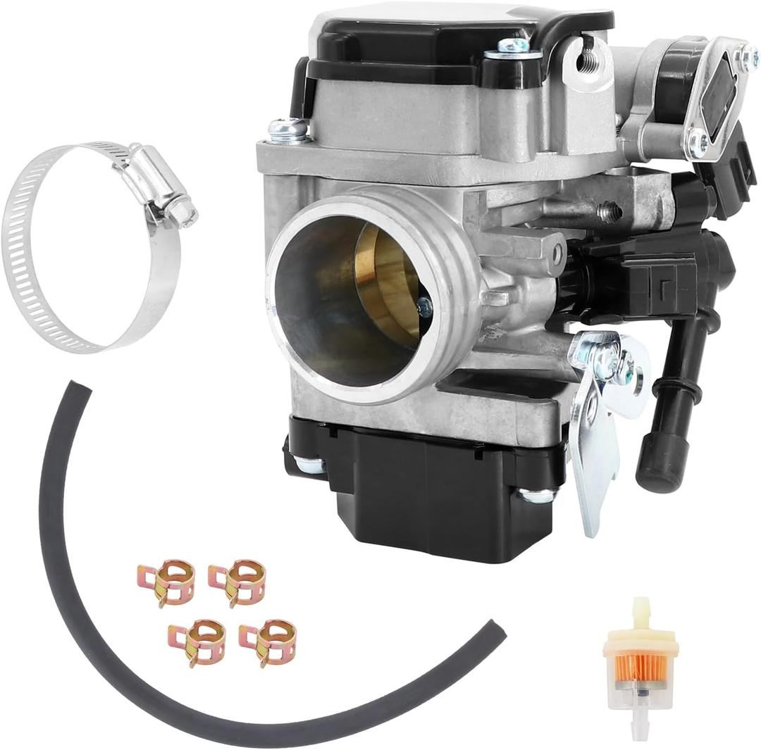 Throttle Body for Hon-da Rancher 420 2014-2019 Foreman 500 TRX500 TRX420, Replaces 16400-HR3-A42 16400-HR3-A43