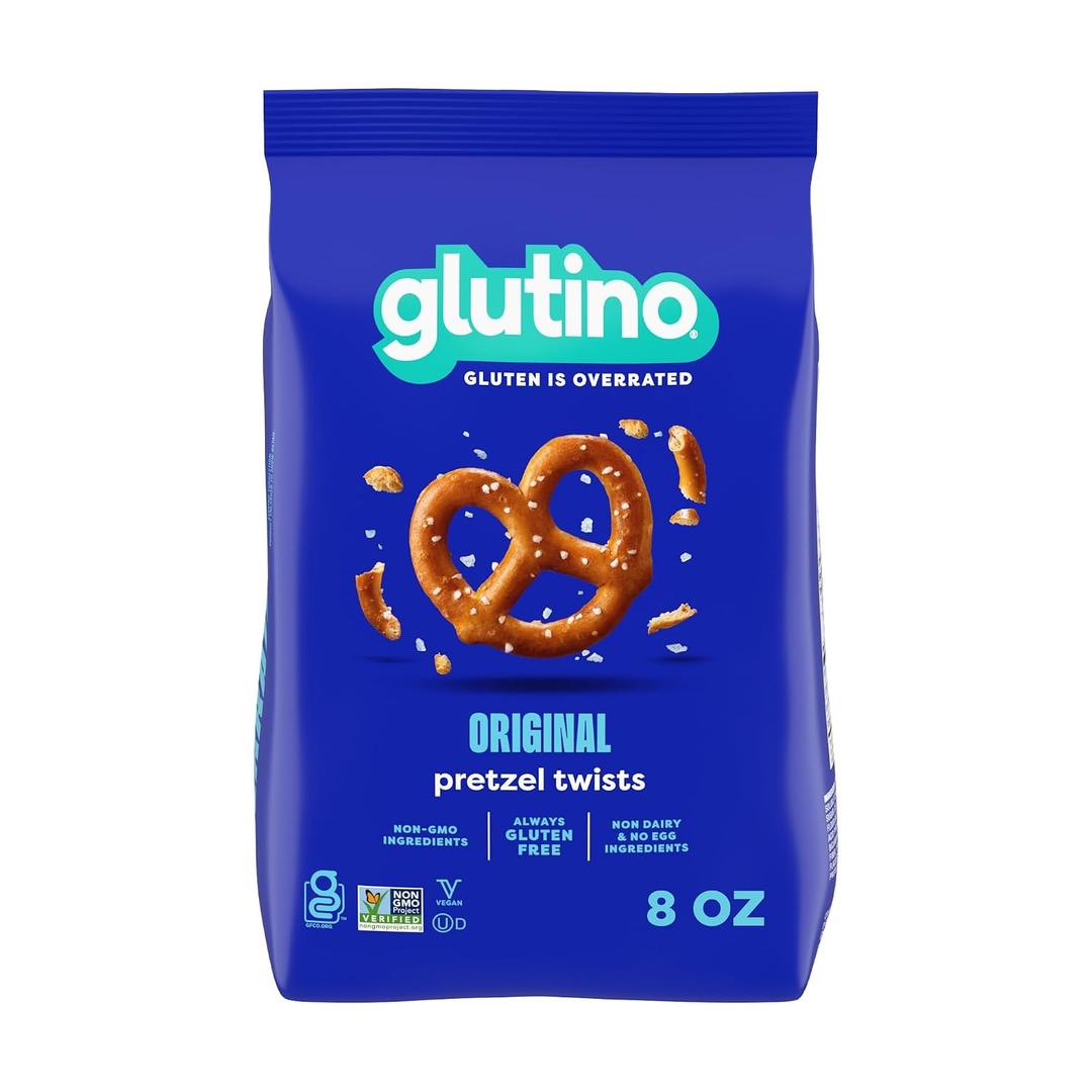5 x Glutino Gluten Free Pretzel Twists, Salted, 8 oz
