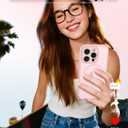 FNTCASE for iPhone 15 Pro Case: [Compatible with Magsafe] Translucent Matte Cases with [Full Camera Protection] [Screen Protector] Military Grade Shockproof Protective Phone Cover - Light Pink