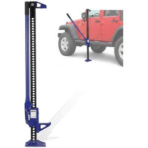 3-Ton Heavy Duty Farm Jack - 60" High Lift Ratcheting Off Road Jack, 6000 LB Capacity, 6.1" - 53.94" Adjustable Height for Trucks, UTVs, ATVs, Trailers